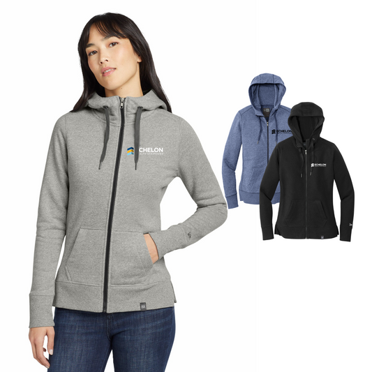 Ladies - New Era - French Terry Full Zip Hoodie (Echelon)