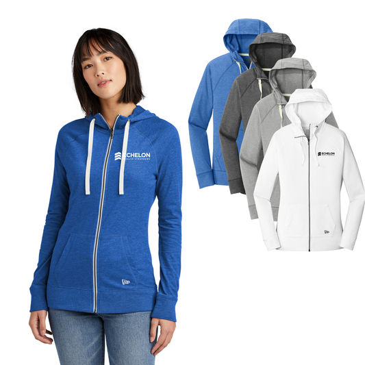 Ladies - New Era - Sueded Full Zip Hoodie (Echelon)