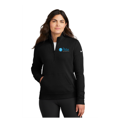 Nike - Ladies Club Fleece 1/2 Zip (Pella Orthodontics)