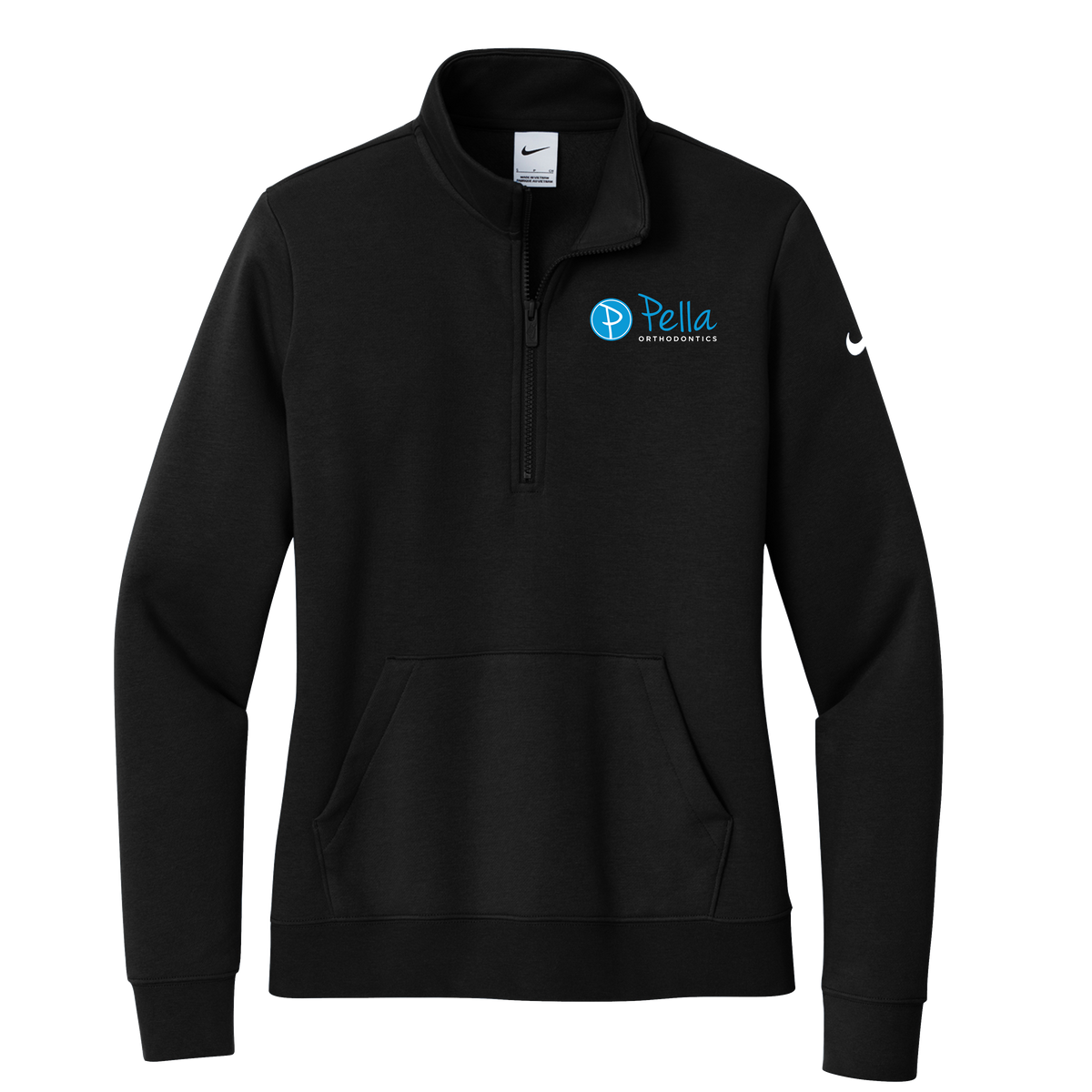 Nike - Ladies Club Fleece 1/2 Zip (Pella Orthodontics)