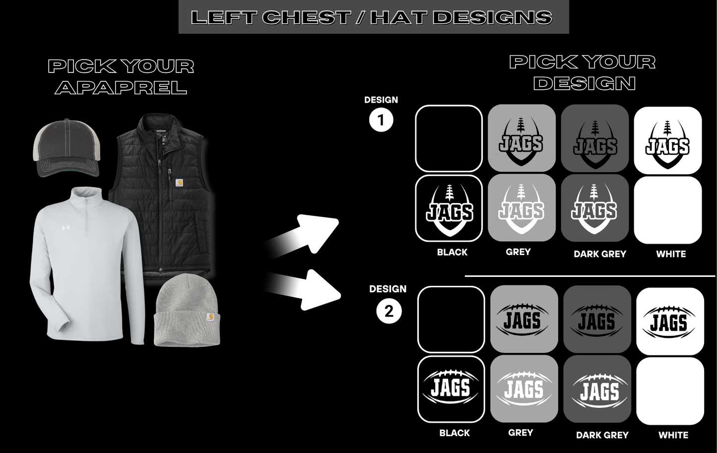 Adult & Ladies - Under Armour Hoodies (Centennial Jaguar Football)