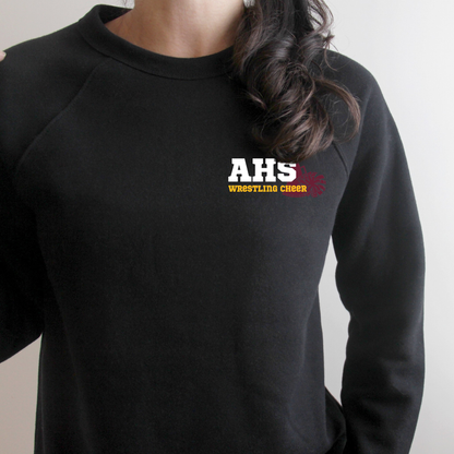Bella+Canvas - Unisex Crewneck Sweatshirt - (Ankeny Hawks Wrestling Cheer)