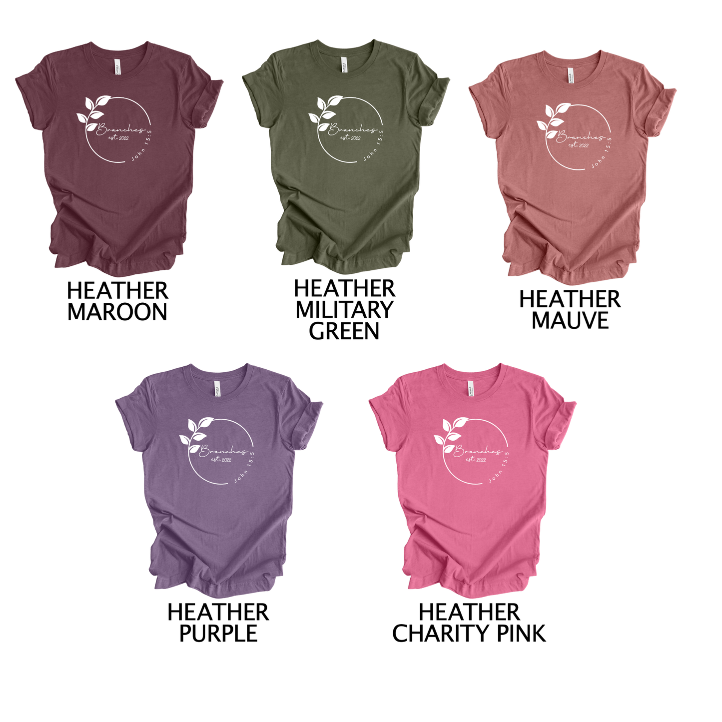 Bella + Canvas  - Adult & Youth Unisex Tee (Branches)