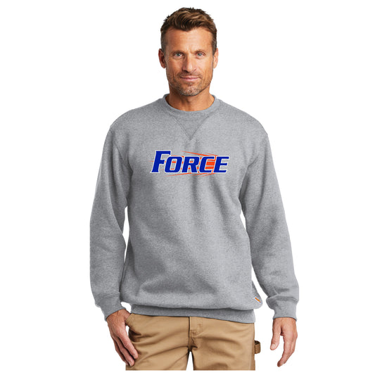 Adult - Carhartt Midweight Crewneck Sweatshirt- (Force Softball)