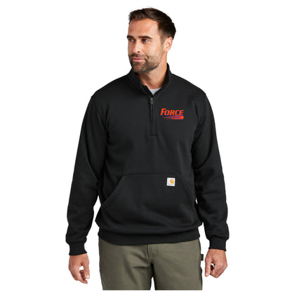 Adult - Carhartt Midweight 1/4 Zip Sweatshirt- (Force Softball)