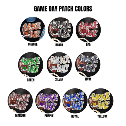 Adult - Game Day Football Patch Tees & Sweatshirts (Comfort Colors)