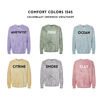 Adult - Comfort Colors Unisex Colorblast Crewneck Sweatshirt - (Ankeny Real Estate Group)