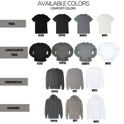 Adult - Spooky Fluffy Patch Tees & Sweatshirts (Comfort Colors)