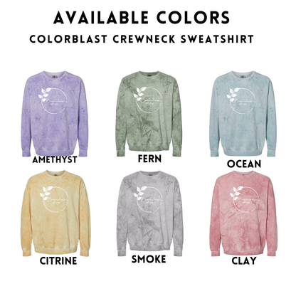 Comfort Colors - Adult Unisex Colorblast Sweatshirt (Branches)
