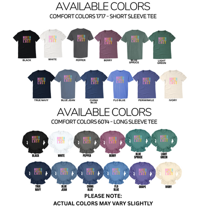 Comfort Colors - Tee & Long Sleeve Tee (NE Elementary Staff)