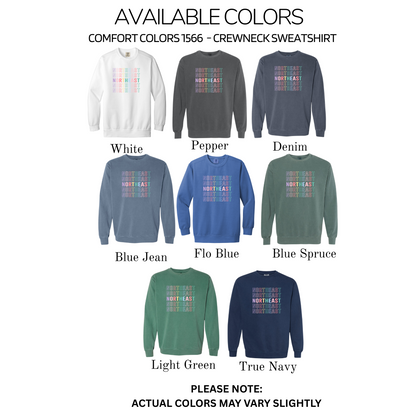Comfort Colors - Crewneck Sweatshirt (NE Elementary Staff)