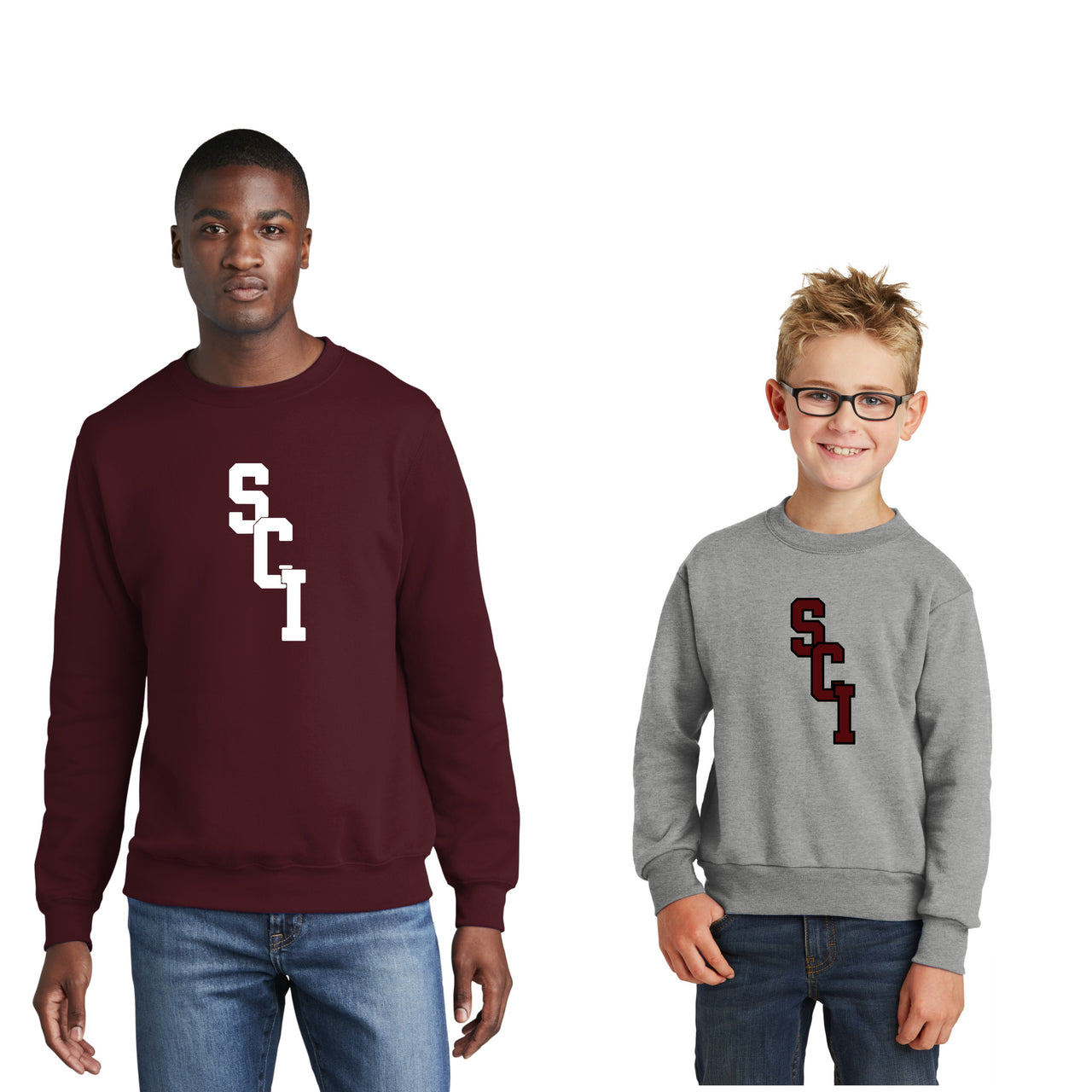 Adult & Youth - Unisex Crewneck Sweatshirt - (SCI)