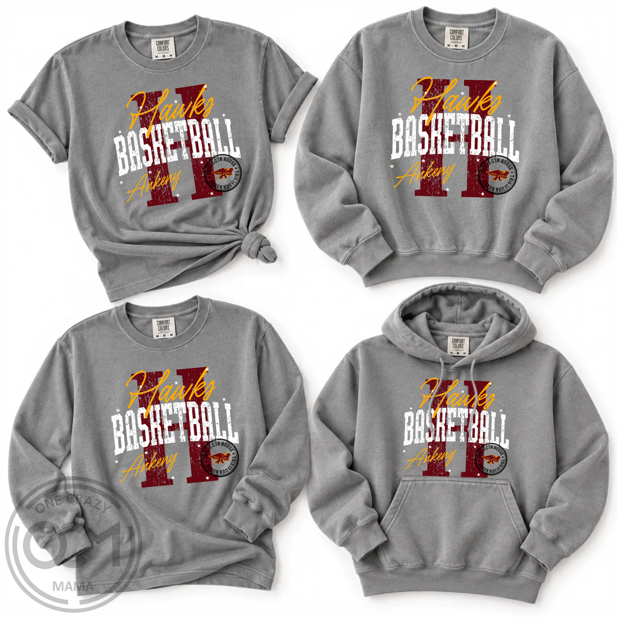 Multiple Apparel Options | Ankeny Hawks Basketball