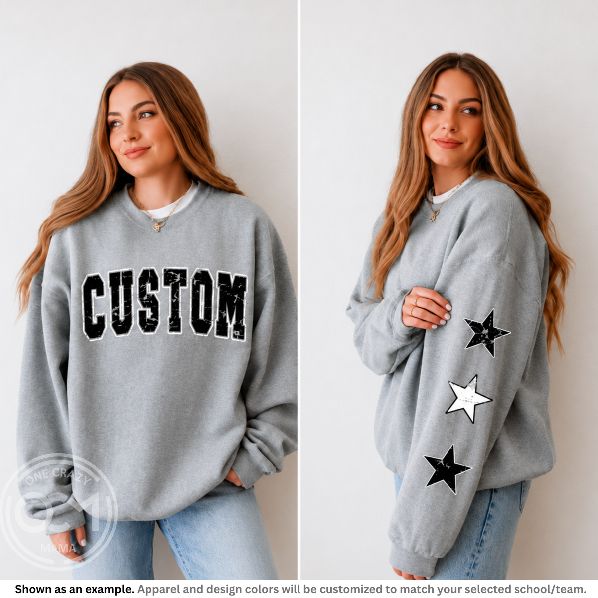 CUSTOM | Word + Stars Apparel