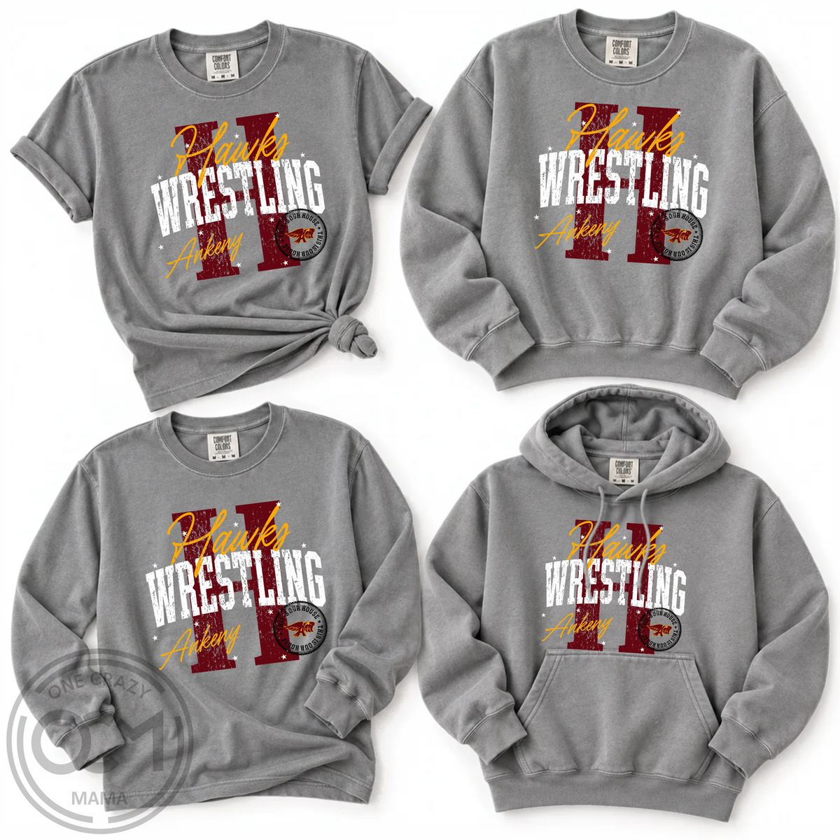 Multiple Apparel Options | Ankeny Hawks Wrestling