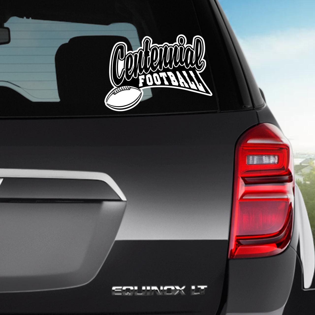 Car Decal  (Option to add #)- (Centennial Jaguar Football)