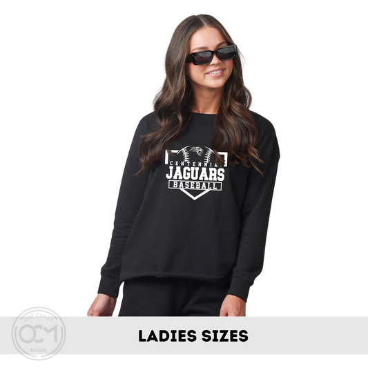 Ladies - Beach Fleece Crewneck (Centennial Baseball 2026)