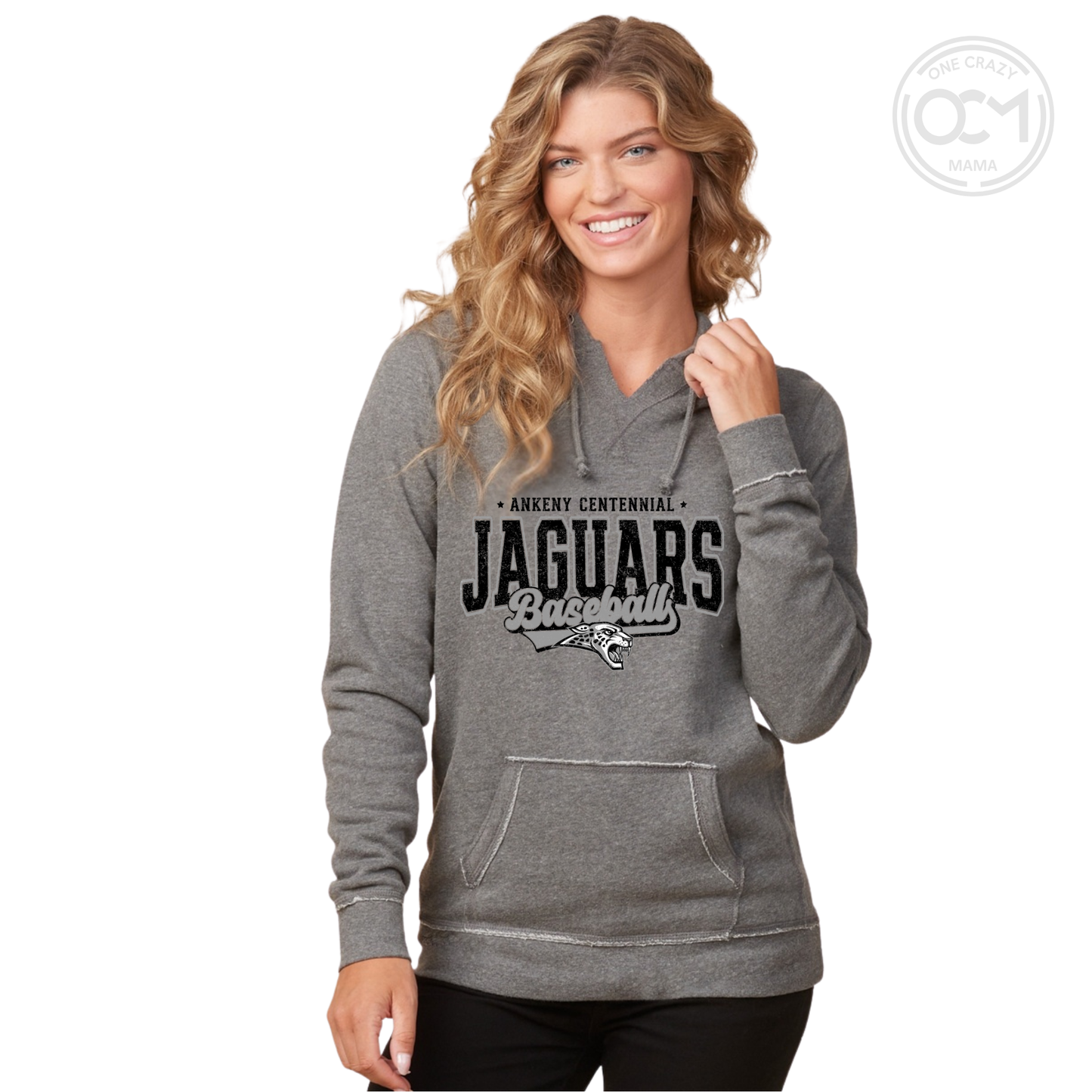 Ladies - V-Notch Fleece Hoodie (Centennial Baseball 2026)