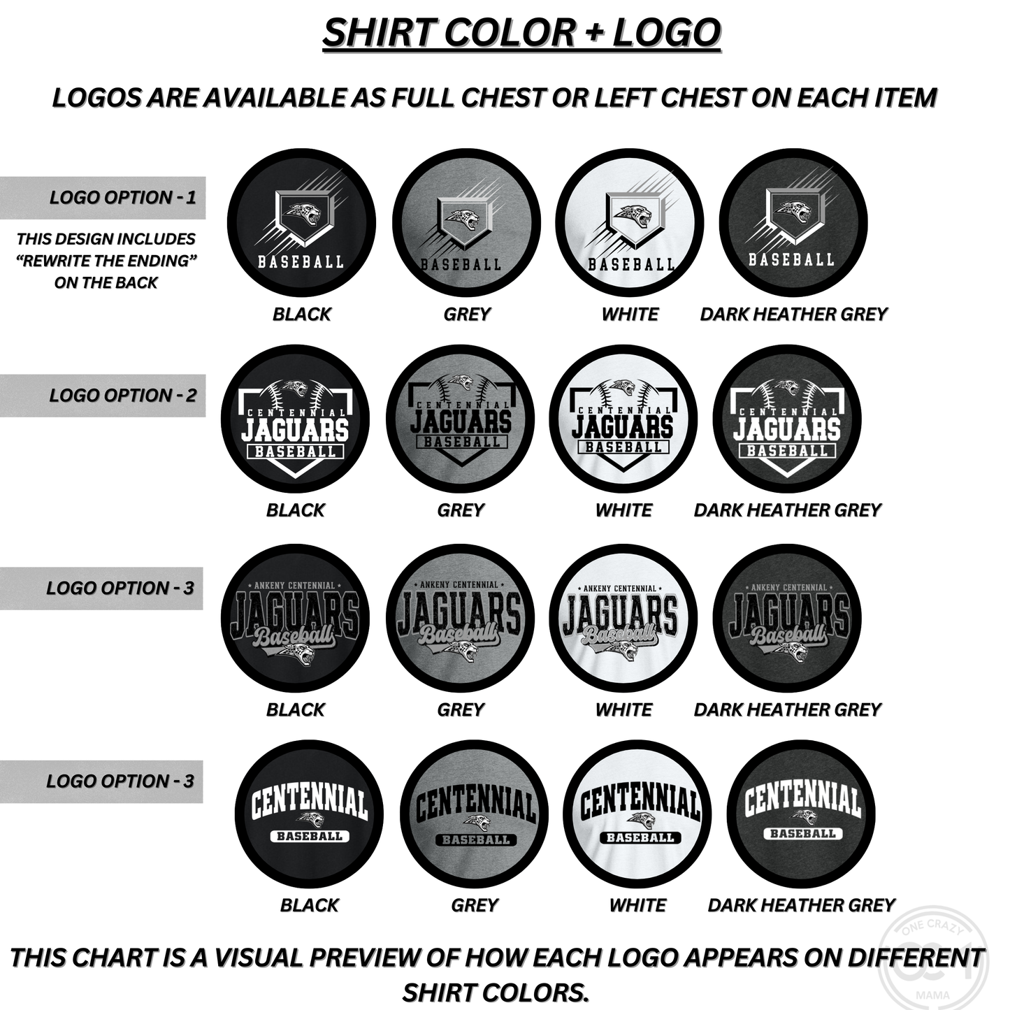 Adult & Youth - Crewneck & Hooded Sweatshirts (Centennial Baseball 2026)