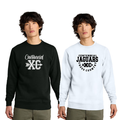 Adult - District VIT Fleece Crewneck Sweatshirt (Centennial Jaguars XC 2024)