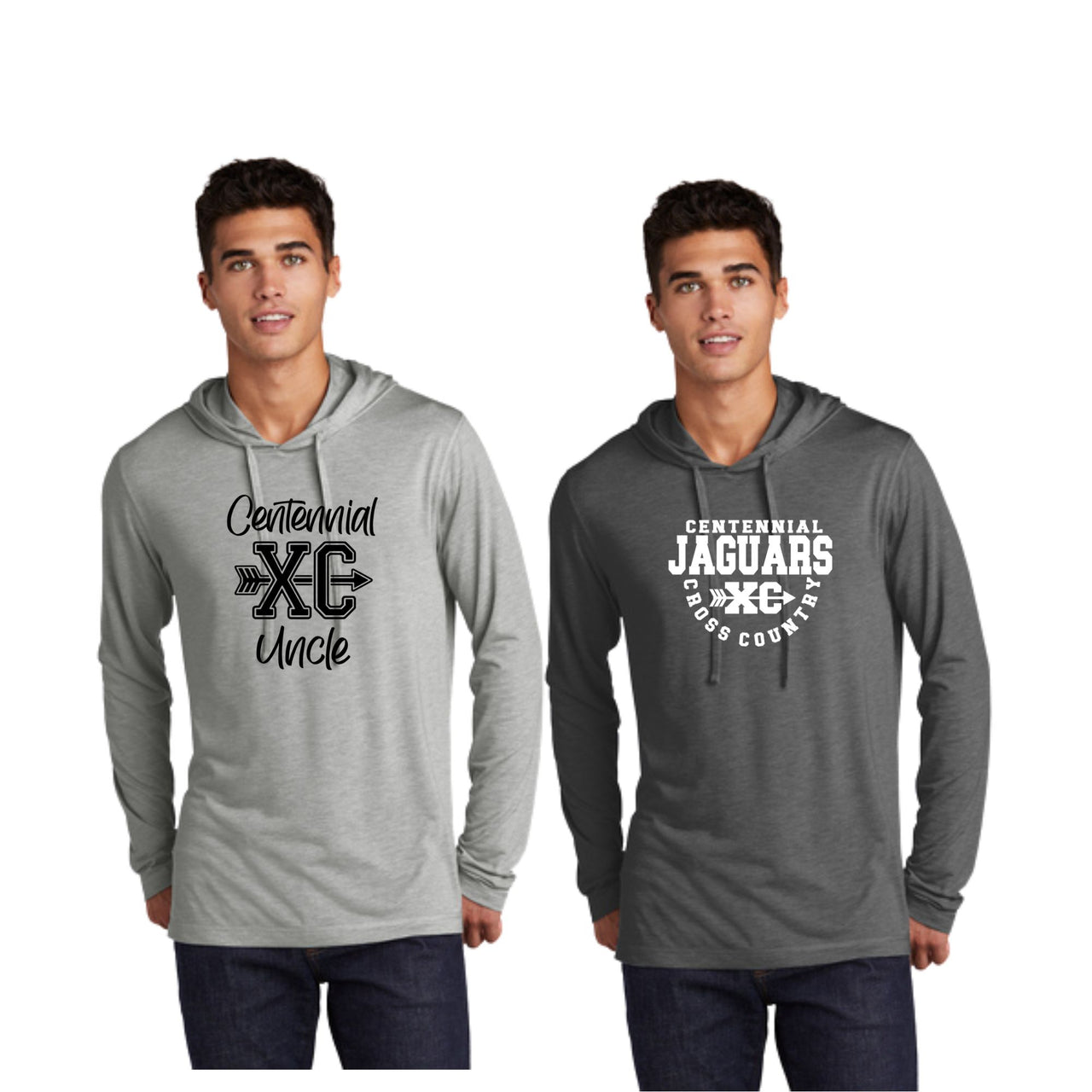 Adult -  Sport Tek Tri-Blend Long Sleeve Hooded Tee (Centennial Jaguars XC 2024)