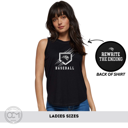 Ladies & Girls- Relaxed Jersey Tank (Centennial Baseball 2026)