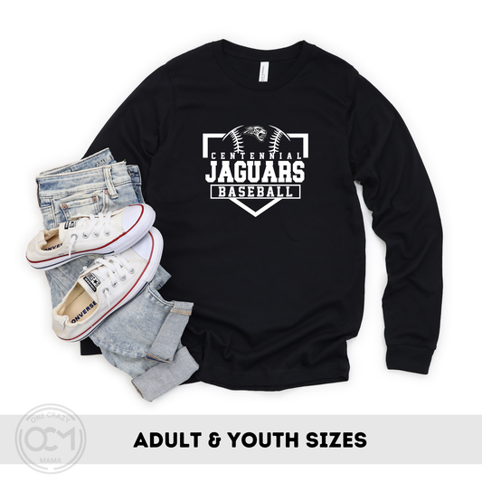 Adult & Youth - Softstylee Long Sleeve Tee (Centennial Baseball 2026)