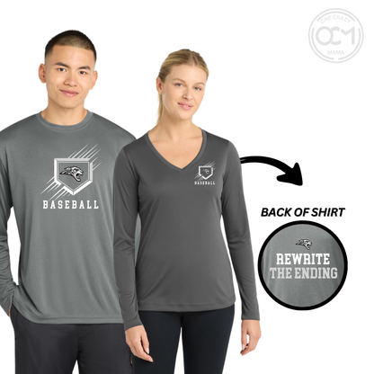 Adult, Ladies & Youth - Performance Long Sleeve Tee (Centennial Baseball 2026)
