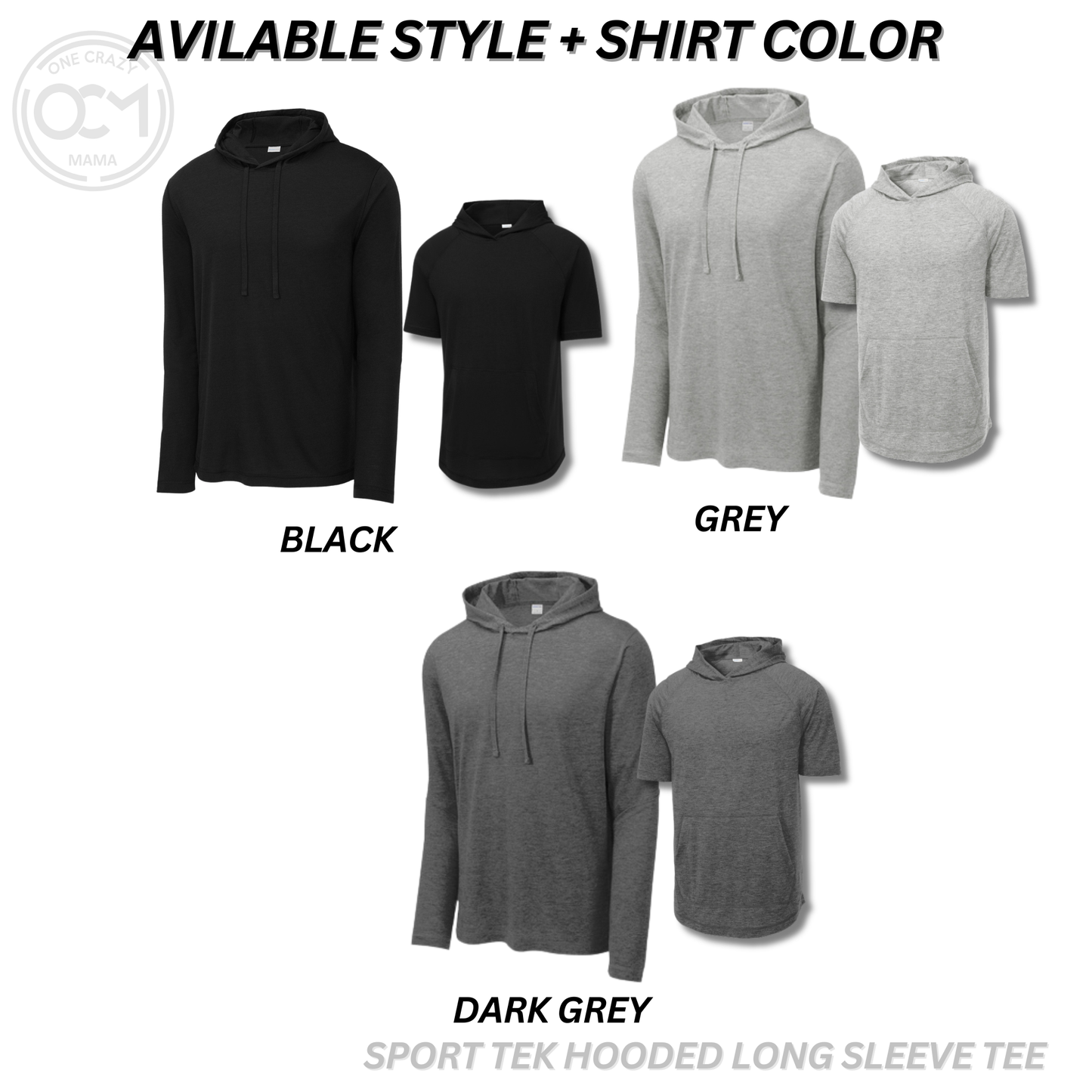 Adult - Short & Long Sleeve Hooded Tee (Centennial Baseball 2026)