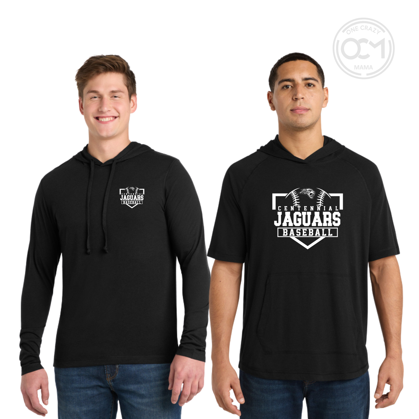 Adult - Short & Long Sleeve Hooded Tee (Centennial Baseball 2026)