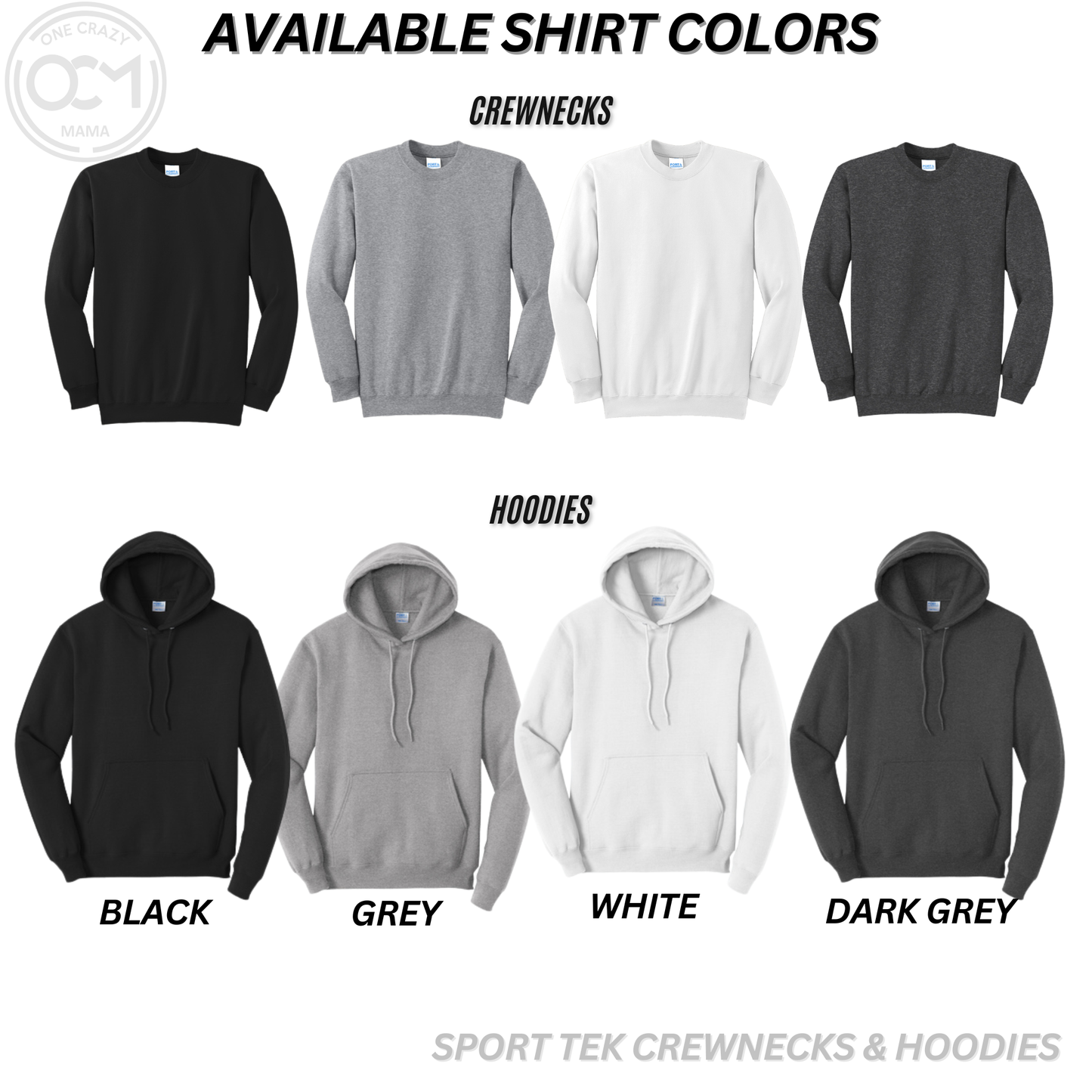 Adult & Youth - Crewneck & Hooded Sweatshirts (Centennial Baseball 2026)