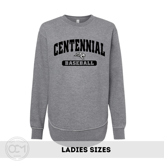Ladies  - Fleece Crewneck Sweatshirt (Centennial Baseball 2026)