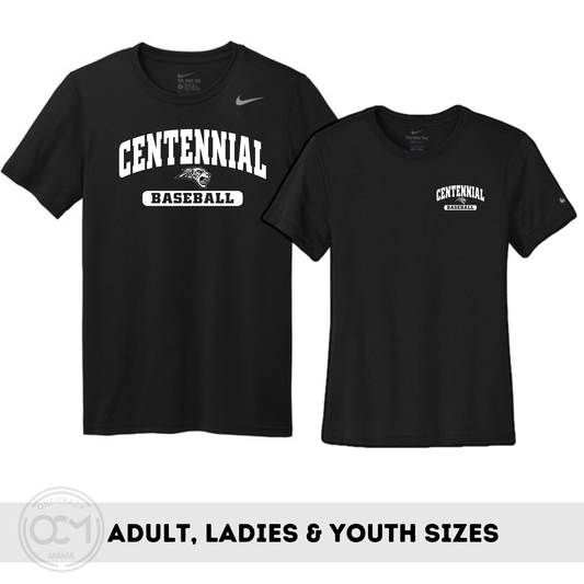 Adult, Ladies & Youth - Performance Tee (Centennial Baseball 2026)
