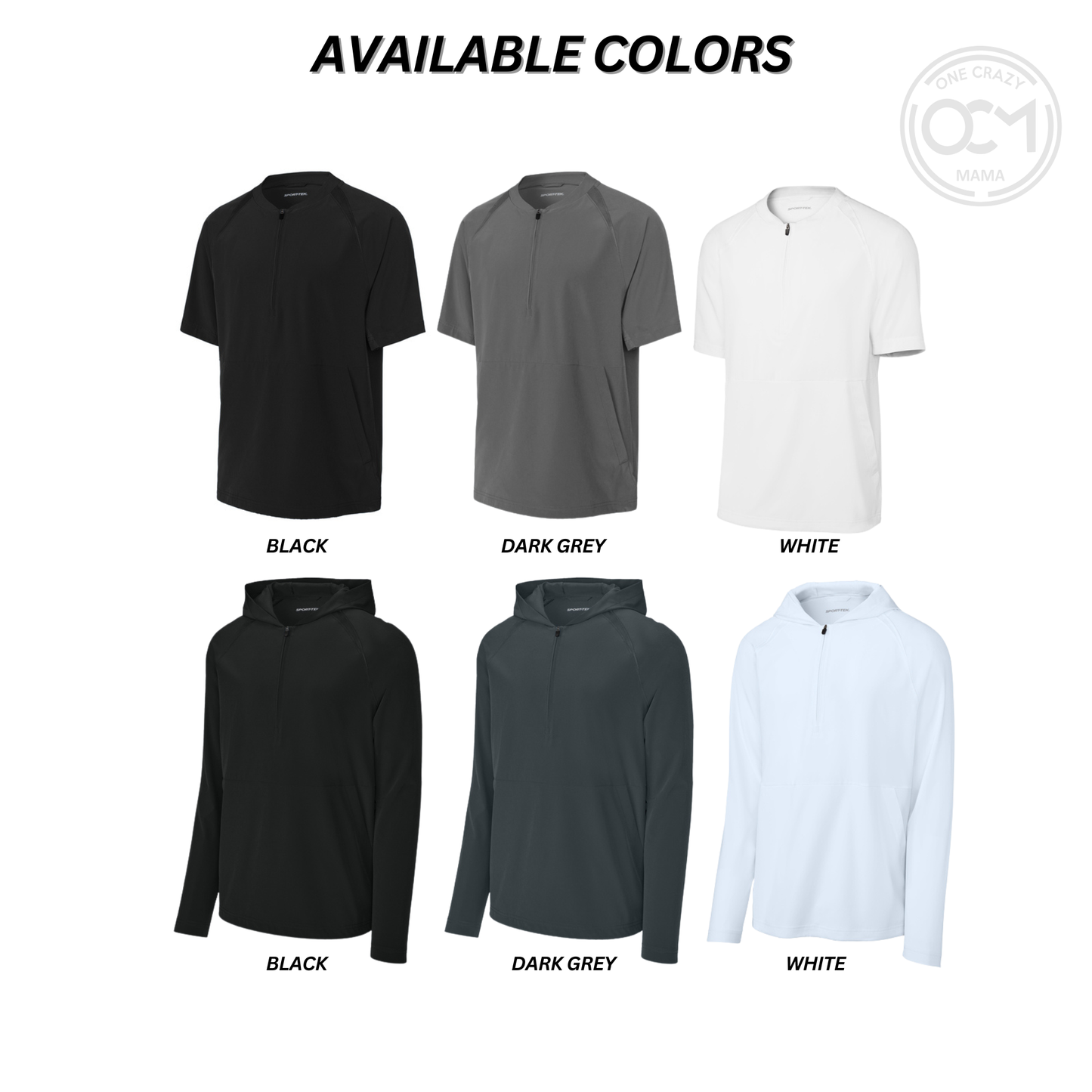 Adult - Repeat 1/2 Zip Jackets (Centennial Baseball 2026)