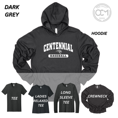 Adult & Ladies - Multiple Styles (Centennial Baseball 2026)