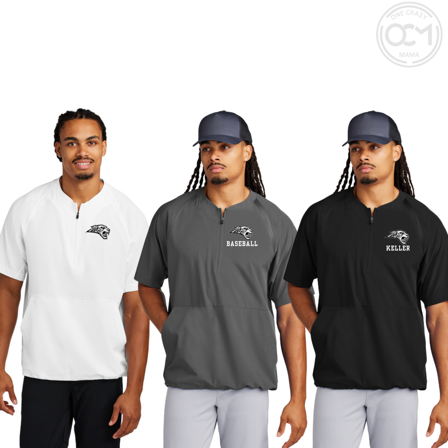 Adult - Repeat 1/2 Zip Jackets (Centennial Baseball 2026)