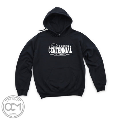 Adult - Hooded Sweatshirt (Centennial Jaguars Volleyball)