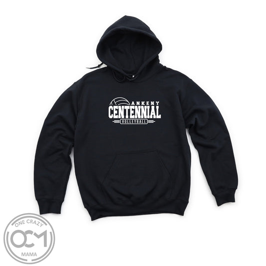 Adult - Hooded Sweatshirt (Centennial Jaguars Volleyball)