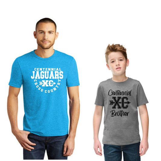 Adult & Youth - District Unisex Tee (Centennial Jaguars XC)