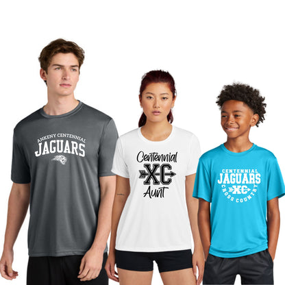 Adult, Ladies & Youth - Sport Tek Performance Tee (Centennial Jaguars XC 2024)