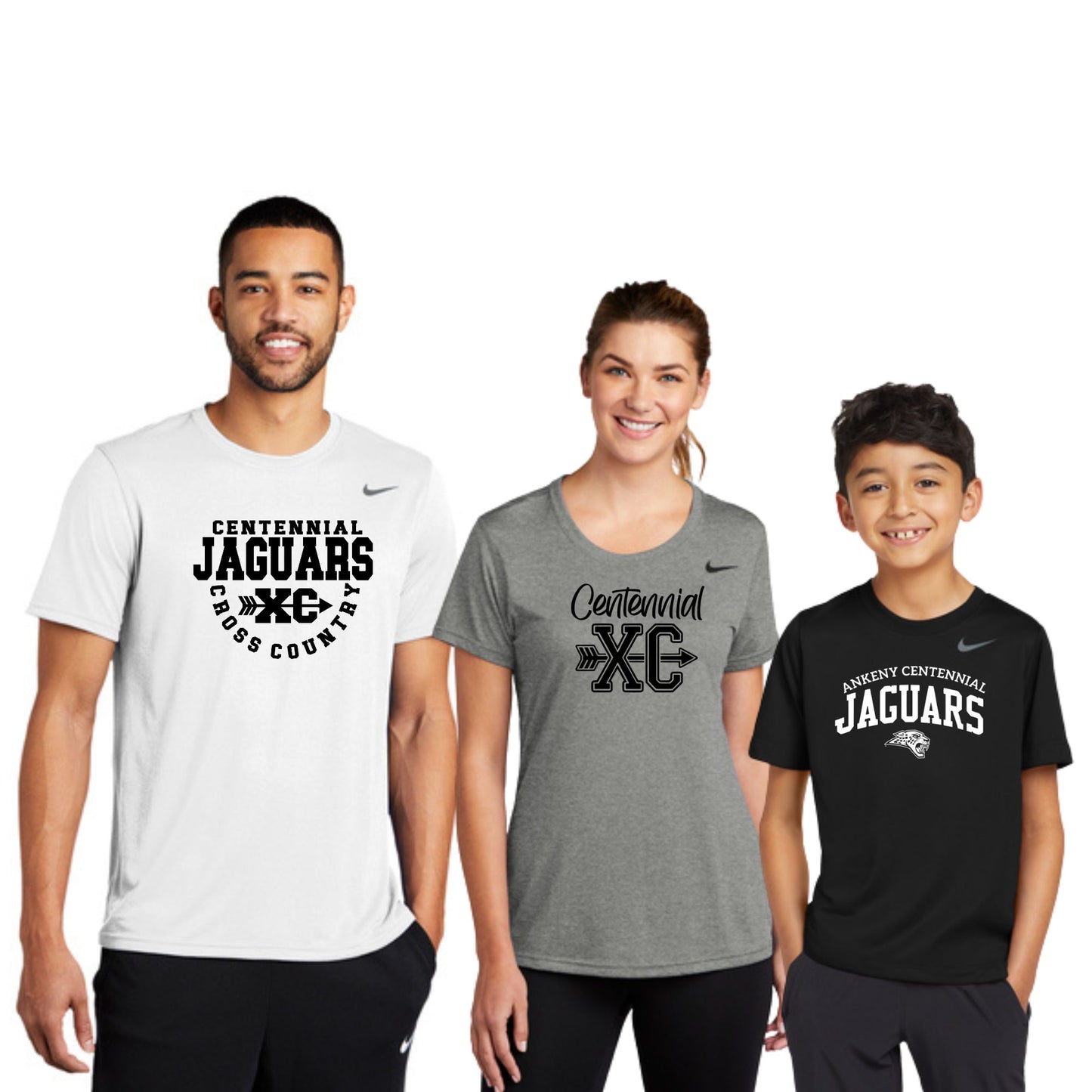 Adult, Ladies & Youth - Nike Legend Poly Tee - (Centennial Jaguars XC 2024)