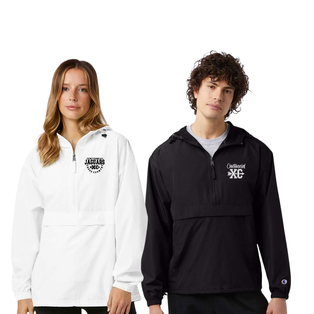 Adult -Champion Packable 1/4 Zip Jacket (Centennial Jaguars XC 2024)