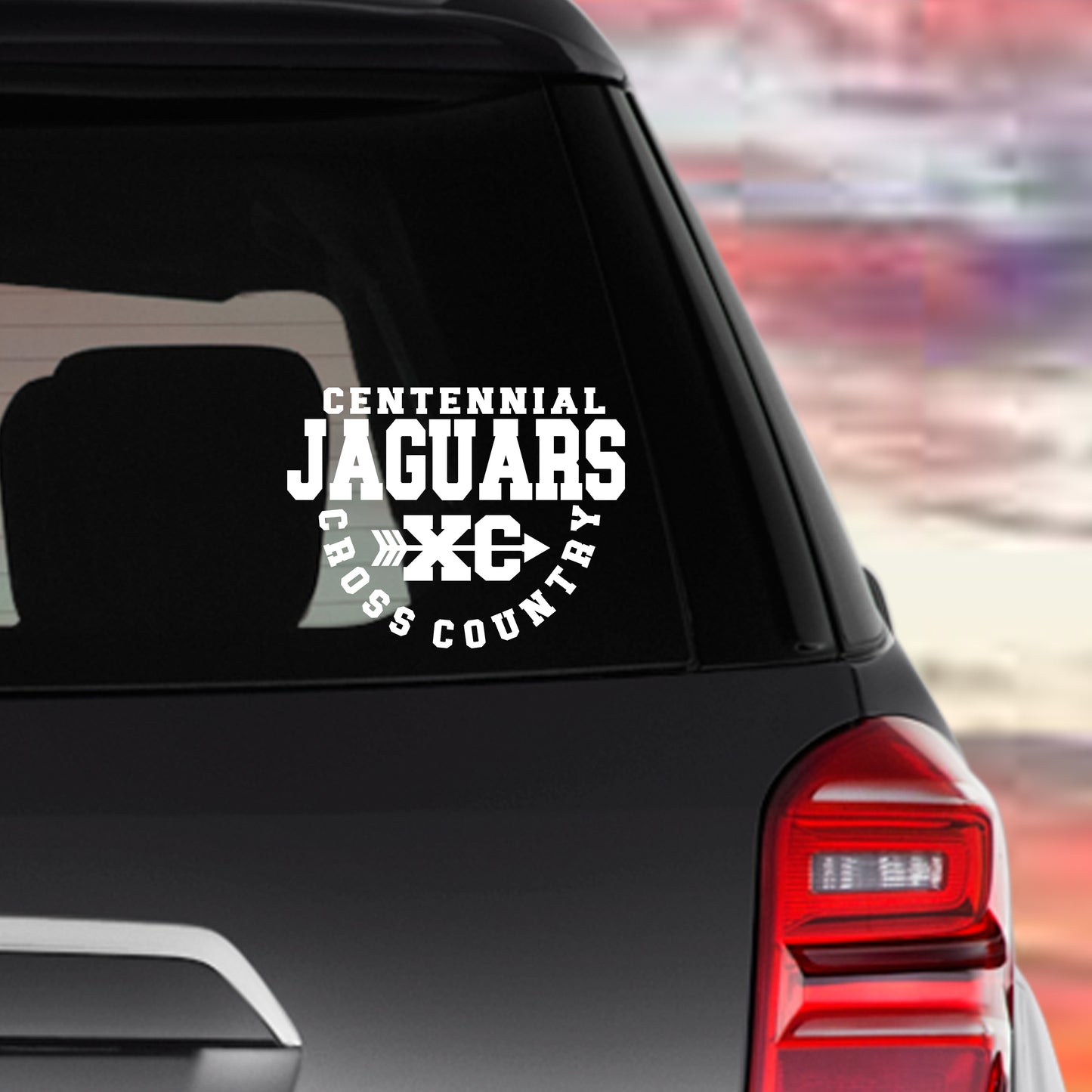 Car Decal - (Centennial Jaguars XC 2024)