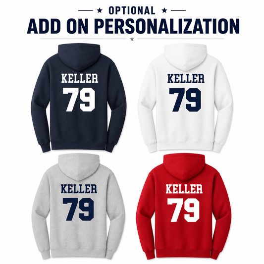 Add on - Personalization - Name &/or Number
