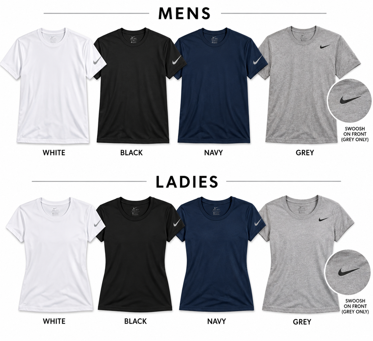 Nike Performance Tees – Men’s & Ladies’ | Happe Homes Company Store