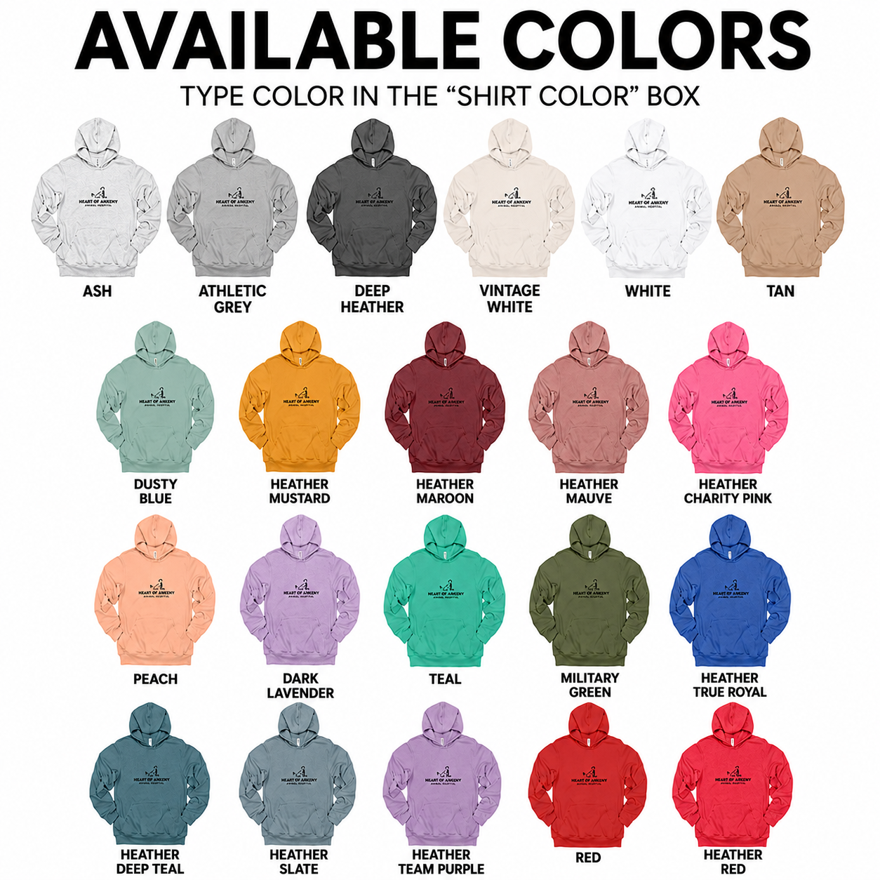 Bella+Canvas - Unisex Hoodie - (Heart of Ankeny)
