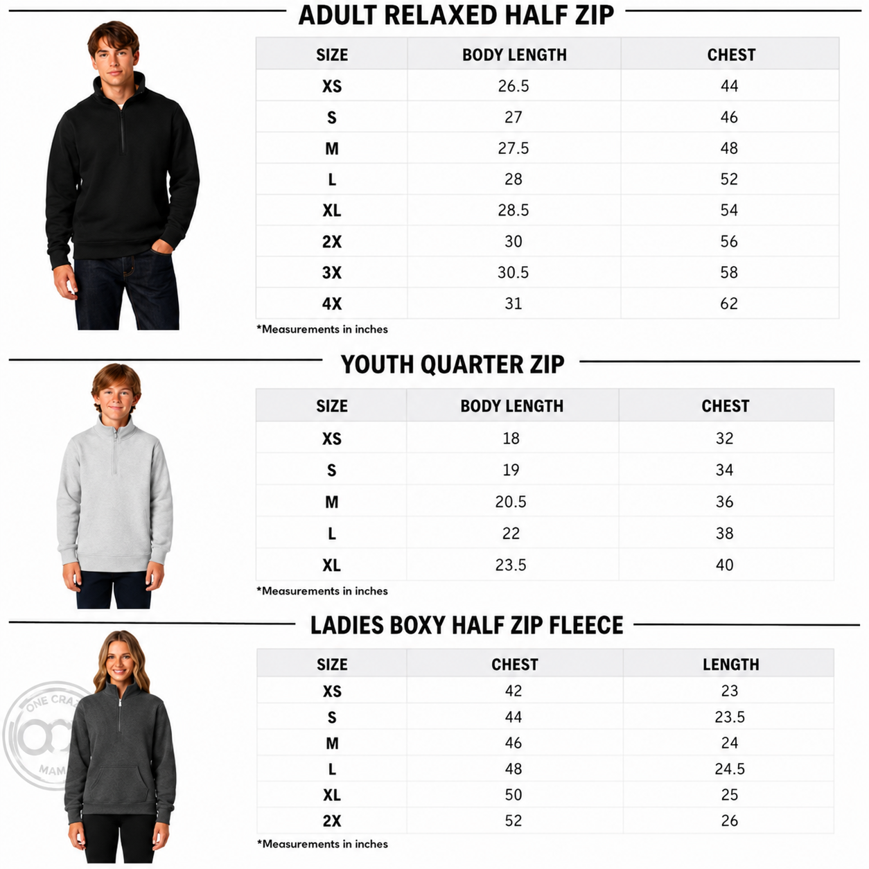 Enza - Half Zip Fleece (Centennal Football Fundraiser 2026)