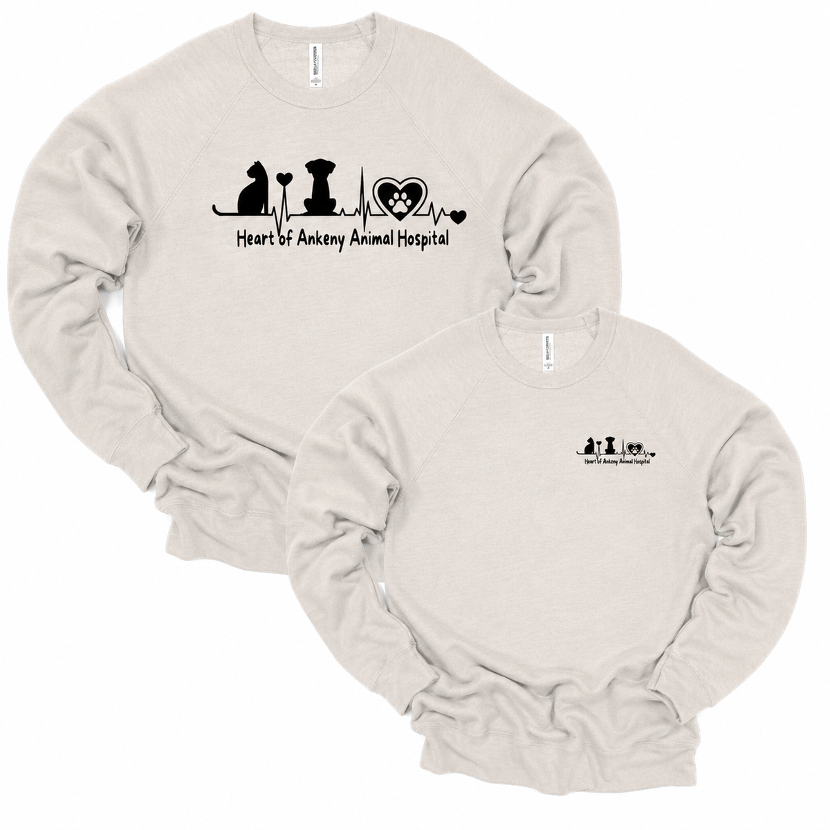 Bella+Canvas - Unisex Crewneck Sweatshirt - (Heart of Ankeny)
