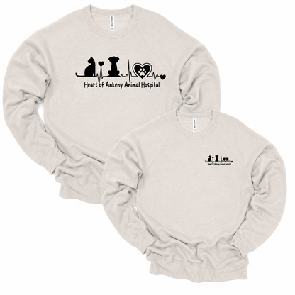 Bella+Canvas - Unisex Crewneck Sweatshirt - (Heart of Ankeny)