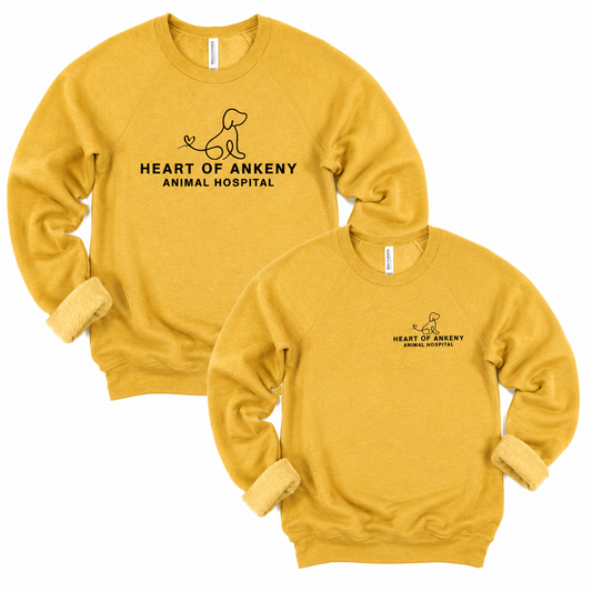 Bella+Canvas - Unisex Crewneck Sweatshirt - (Heart of Ankeny)